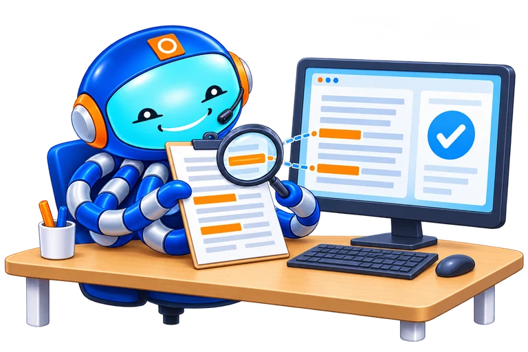 Осьминог Isranet: После распознавания важные сведения сверяют с оригиналом.
