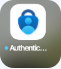 סמל Microsoft Authenticator במסך הבית של הטלפון